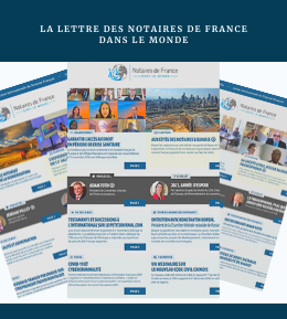 3 photos de la lettre de notaire de France dans le monde